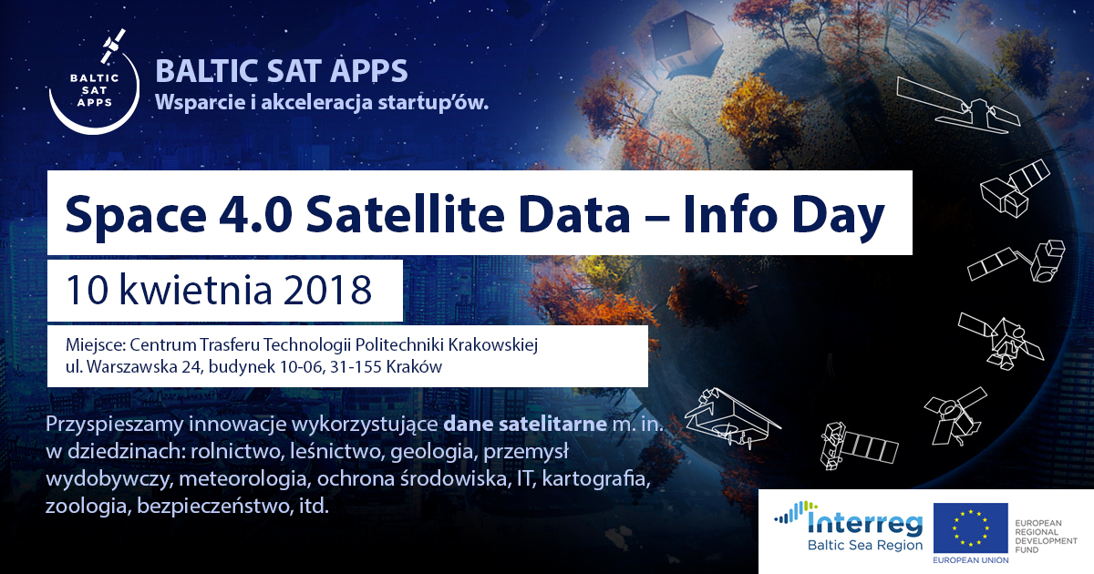 Space 4.0 Satellite Data - InfoDay. Dołącz do pionierów branży kosmicznej.